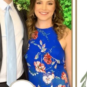 Yumi Kim Blue Floral Maxi Dress